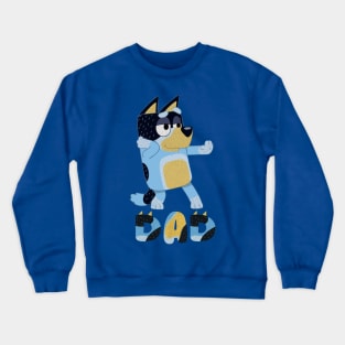 Retro bluey dad Crewneck Sweatshirt